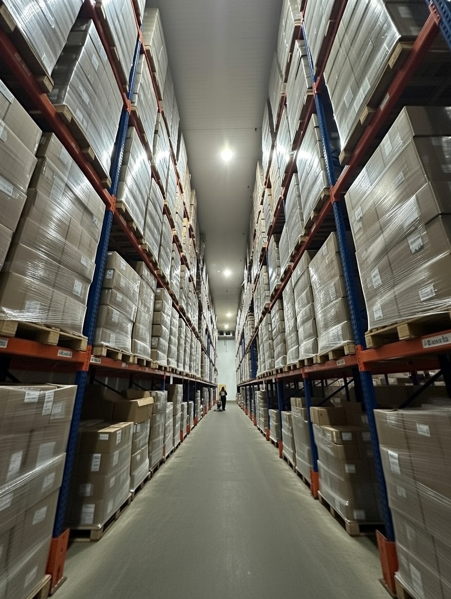 Operação logística em centro de distribuição